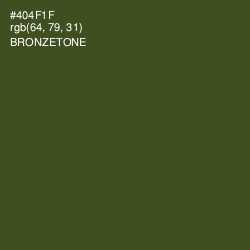 #404F1F - Bronzetone Color Image