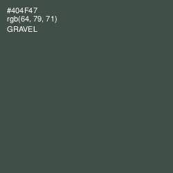 #404F47 - Gravel Color Image