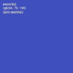 #404FBE - San Marino Color Image