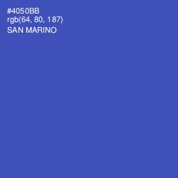 #4050BB - San Marino Color Image