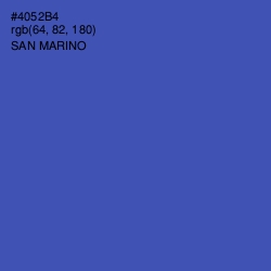 #4052B4 - San Marino Color Image