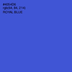 #4054D6 - Royal Blue Color Image