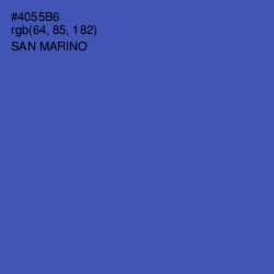 #4055B6 - San Marino Color Image