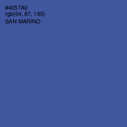 #4057A0 - San Marino Color Image