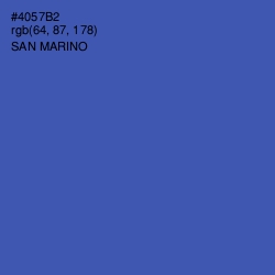 #4057B2 - San Marino Color Image