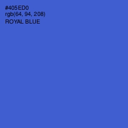 #405ED0 - Royal Blue Color Image