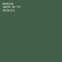 #40604A - Axolotl Color Image