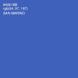 #4061BB - San Marino Color Image