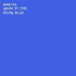 #4061E4 - Royal Blue Color Image