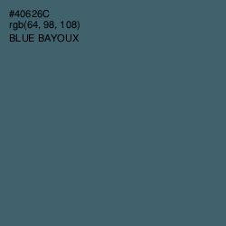 #40626C - Blue Bayoux Color Image