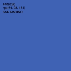 #4062B5 - San Marino Color Image