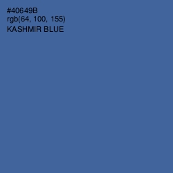 #40649B - Kashmir Blue Color Image