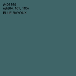 #406569 - Blue Bayoux Color Image