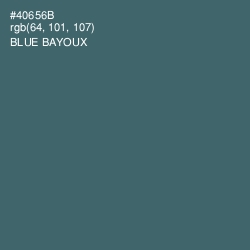 #40656B - Blue Bayoux Color Image