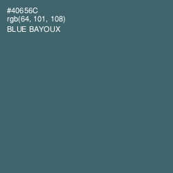 #40656C - Blue Bayoux Color Image