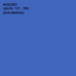 #4065BD - San Marino Color Image