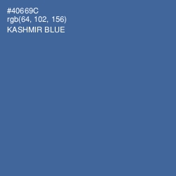 #40669C - Kashmir Blue Color Image