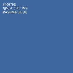 #40679E - Kashmir Blue Color Image