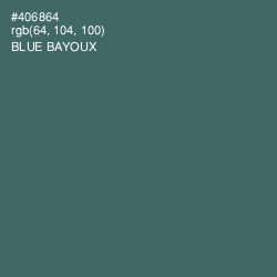 #406864 - Blue Bayoux Color Image