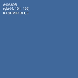 #40689B - Kashmir Blue Color Image