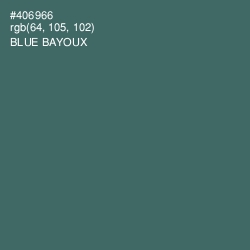 #406966 - Blue Bayoux Color Image