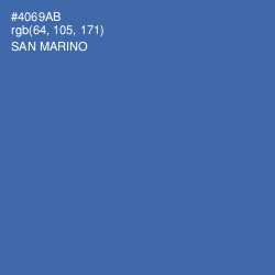 #4069AB - San Marino Color Image