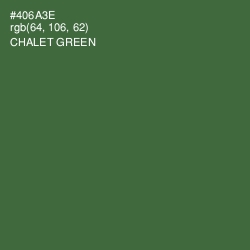 #406A3E - Chalet Green Color Image