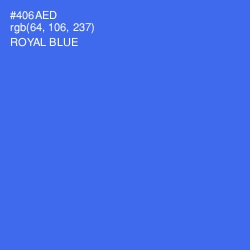 #406AED - Royal Blue Color Image