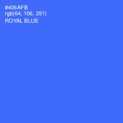 #406AFB - Royal Blue Color Image