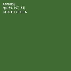 #406B33 - Chalet Green Color Image