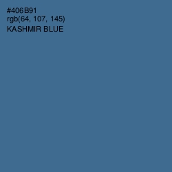 #406B91 - Kashmir Blue Color Image