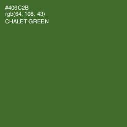 #406C2B - Chalet Green Color Image