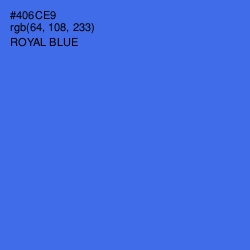 #406CE9 - Royal Blue Color Image