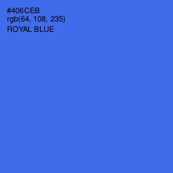 #406CEB - Royal Blue Color Image