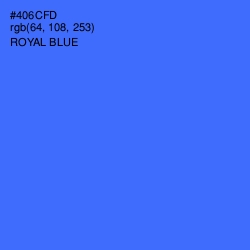 #406CFD - Royal Blue Color Image