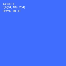 #406DFE - Royal Blue Color Image