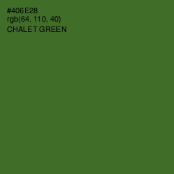 #406E28 - Chalet Green Color Image