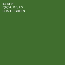 #406E2F - Chalet Green Color Image