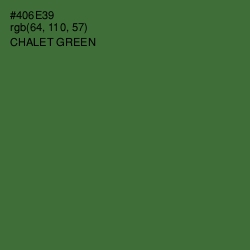 #406E39 - Chalet Green Color Image