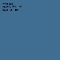 #406E92 - Kashmir Blue Color Image