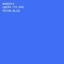 #406EF4 - Royal Blue Color Image
