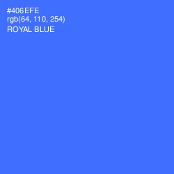 #406EFE - Royal Blue Color Image