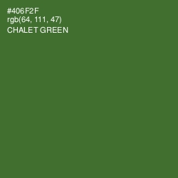 #406F2F - Chalet Green Color Image