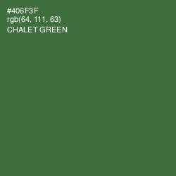 #406F3F - Chalet Green Color Image