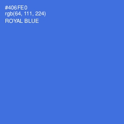 #406FE0 - Royal Blue Color Image