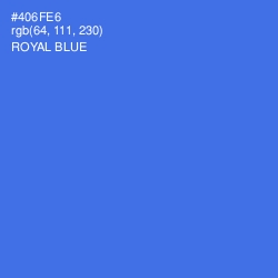 #406FE6 - Royal Blue Color Image