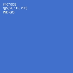 #4070CB - Indigo Color Image