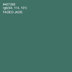 #407265 - Faded Jade Color Image