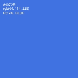 #4072E1 - Royal Blue Color Image