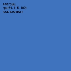 #4073BE - San Marino Color Image